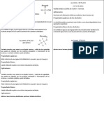 Alcohol metílico y sus aplicaciones como disolvente