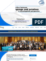 The interface between language and aviation from a sociolinguistic perspective