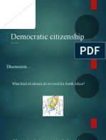 JLO 310 Democratic Citizenship - Lecture 5