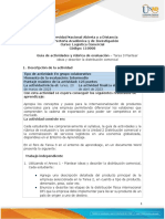 Guía de Actividades y Rúbrica de Evaluación - Unidad 2 - Tarea 3 - Plantear Ideas y Describir La Distribución Comercial