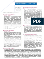 Origen y Formación de Castellano PDF