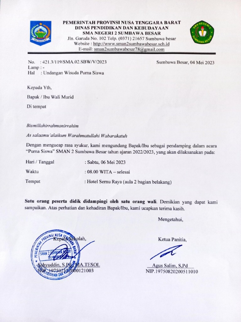Undangan Wali Murid.pdf | PDF