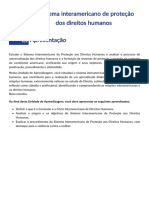 O Sistema Interamericano de Proteção Dos Direitos Humanos - Unidade IV PDF