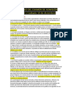 SOLUCIONARIO DEL EXAMEN DE ADMISIÓN UNMSM 2022 Sábado 10 de Diciembre