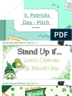 ST Patricks Day Pitch