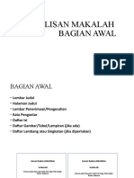 Makalah Bagian Awal