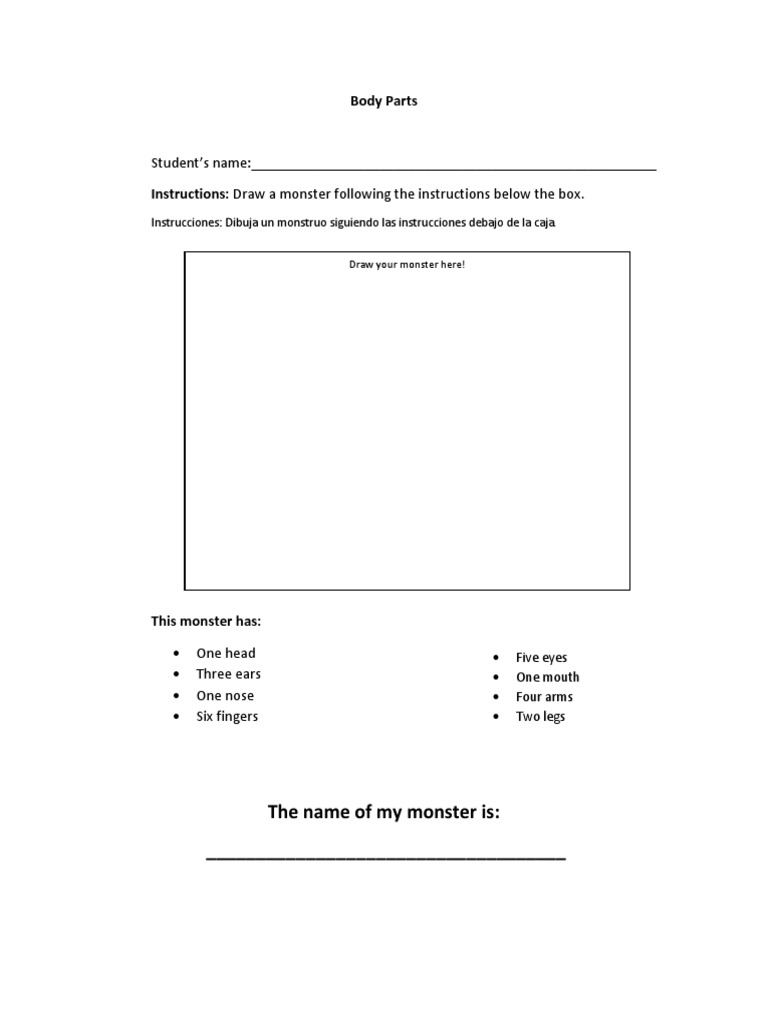 LESSON PLAN_Body Parts_Activity.pdf | PDF