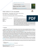 Failure Analysis of A Wear Ring Impeller