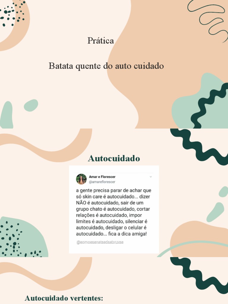 Vertentes do Autocuidado Essencial | PDF