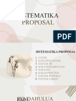 Sistematika Proposal