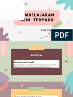 Pembelajaran Seni Terpadu PDF