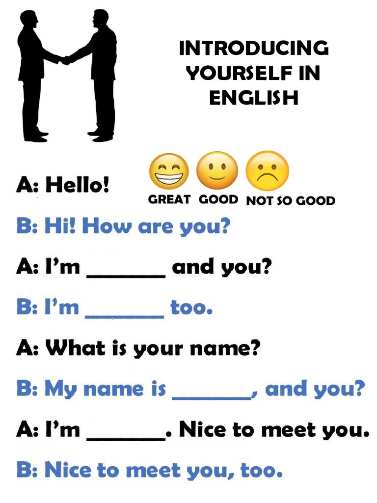 Introductions In English Pdf