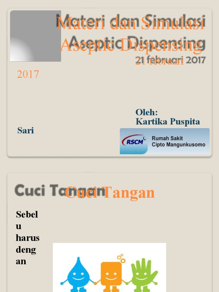 Teknik Aseptik Dispensing Obat Sitostatika PDF