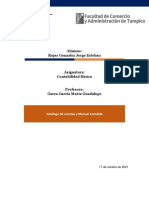 Catálogo de Cuentas y Manual Contable