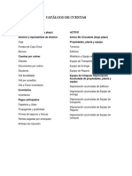 Catálogo de Cuentas PDF