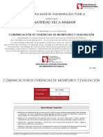 Comunicacion de Evidencias de Monitoreo y Eva PDF