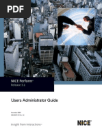 NICE Perform - Users Administrator Guide