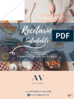 Recetario Saludable Lic. Antonella Vallone PDF