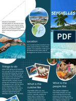 Blue White Geometric Modern Sea Travel Brochure PDF