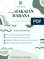 Kel 1 - Pemakaian Bahasa - PPT PDF