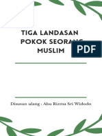 Ushul Tsalatsah Abu Rizma Sri Widodo