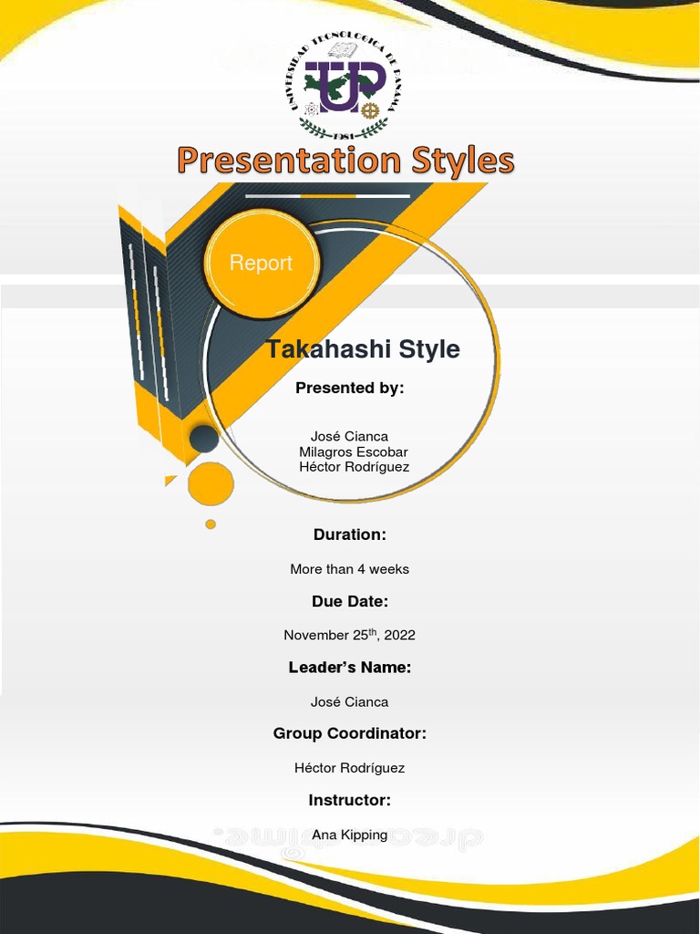 Takahashi Style | PDF