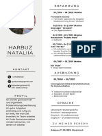 Minimalist CV Resume PDF