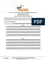 Gabaritos Definitivos Concurso IPE Saúde