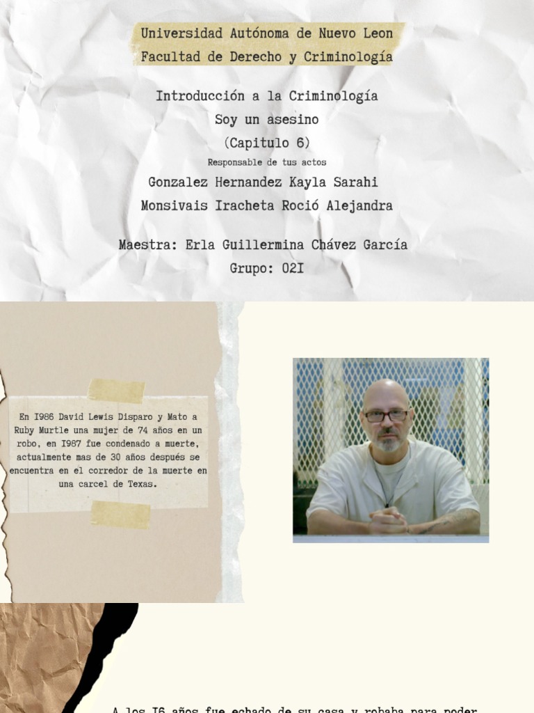 Presentacion Criminologia.pptx | PDF