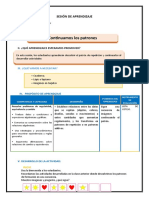 D4 A1 SESION MAT. Continuamos Patrones 1er Grado