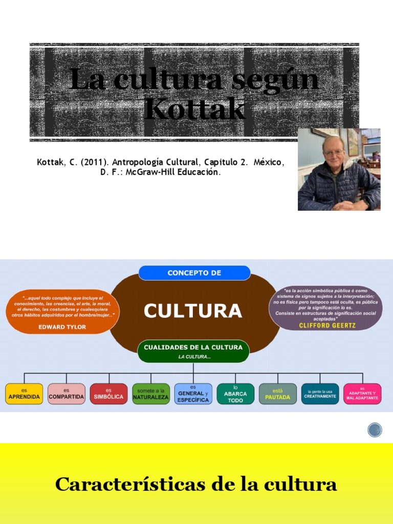 La_cultura_segun_Kottak.pptx | PDF | Antropología | Comportamiento