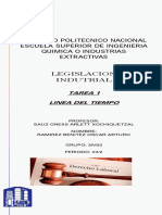 Linea Del Tiempo - Legislación Industrial PDF