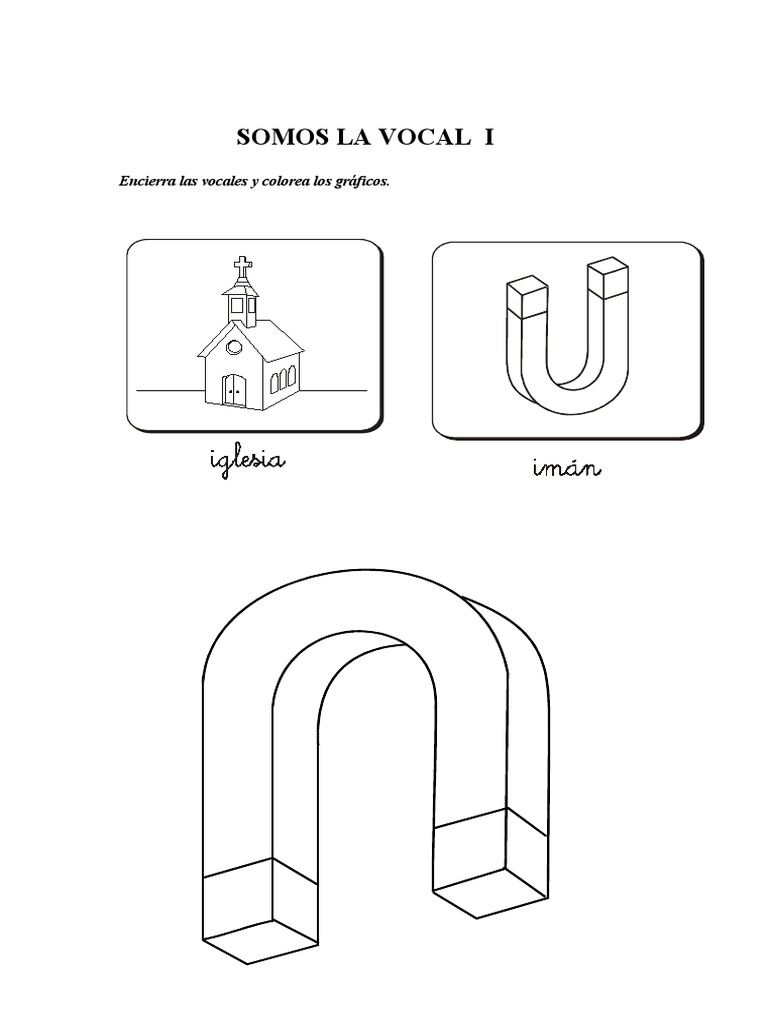 Actividades con la Vocal I para Niños | PDF