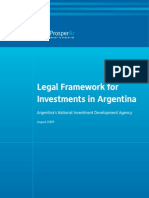 Legal Framework for Investments in Argentina 2009 - ProsperAr