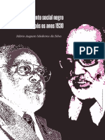 Mario Augusto Da Silva - Um Pensamento Social Negro Brasileiro, Após Os Anos 1930 PDF