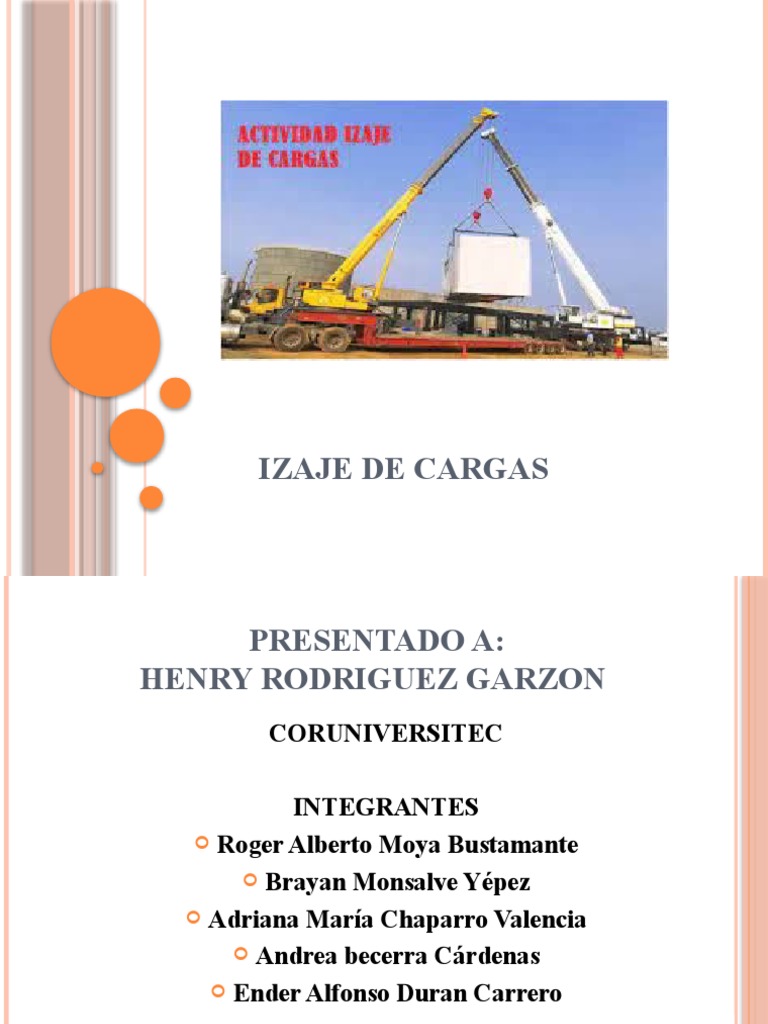 Izaje de Cargas | PDF
