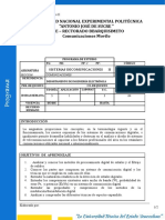 Programa de La Asignatura Comunicaciones II PDF