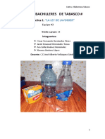 Ley de conservación de la materia experimento CO2 globo