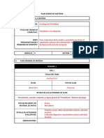 Plan Diario de Materia Investigacion Periodistica Semana 1