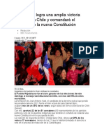 La Derecha Logra Una Amplia Victoria Electoral en Chile y Comandará El Proyecto de La Nueva Constitución