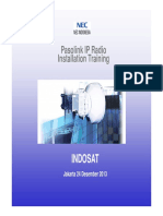 Installation Pasolink Training PTP IP Radio PDF
