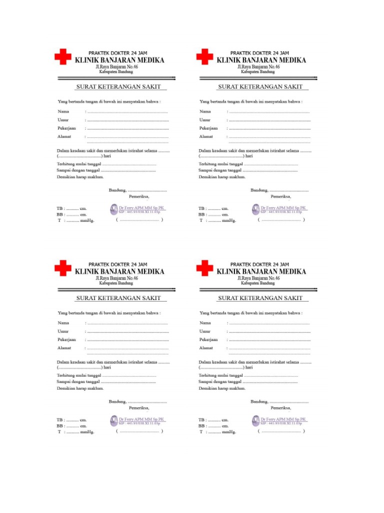 Surat Dokter PDF