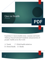 Quiz in Health