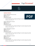 (PORT) CV - Page Personnel