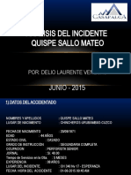 Investigación Del Accidente Quispe Sallo Mateo