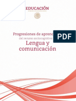 Progresiones de Aprendizaje - Lengua y Comunicacion PDF