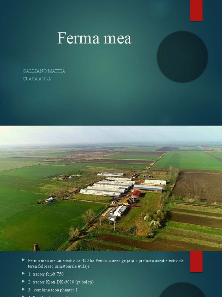 Ferma Mea (Prezentare) | PDF