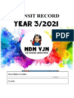 MDM VJM Y3 Transit Record