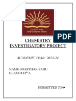 Chemistry Investigatory Project