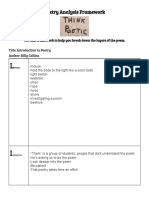 Poetry Lit Chart Intro To Poetry